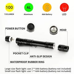 Pen Flashlight, Waterproof Portable Light DB02067