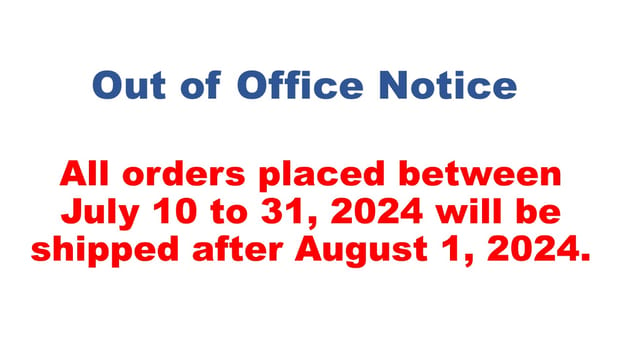 Out of Office Notice